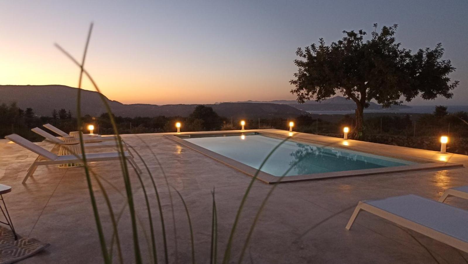 Stone Villa Halepa With Panoramic View. Neon Khorion  外观 照片
