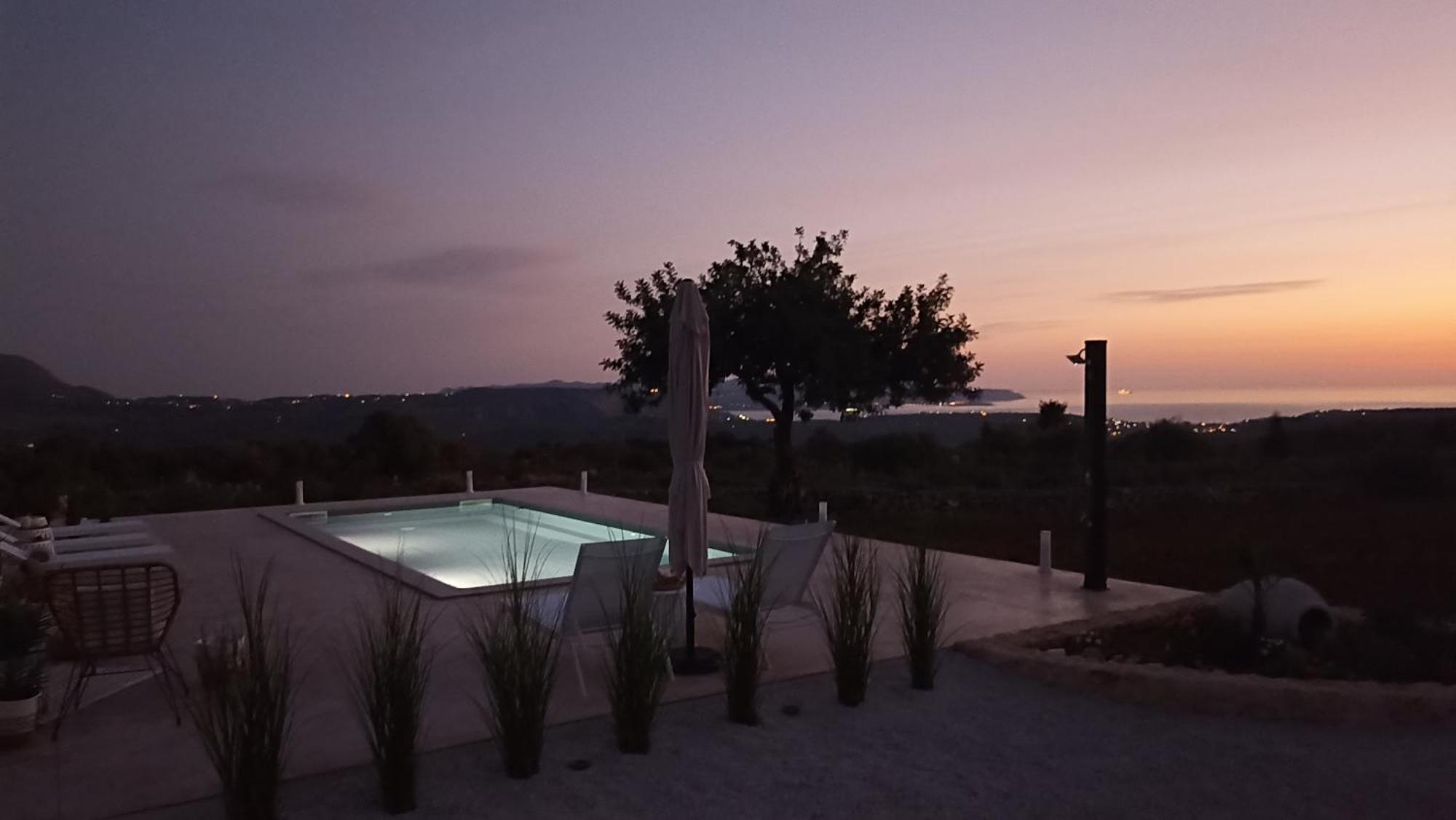 Stone Villa Halepa With Panoramic View. Neon Khorion  外观 照片